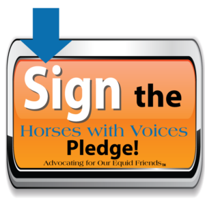 horses with voices sign the pledge