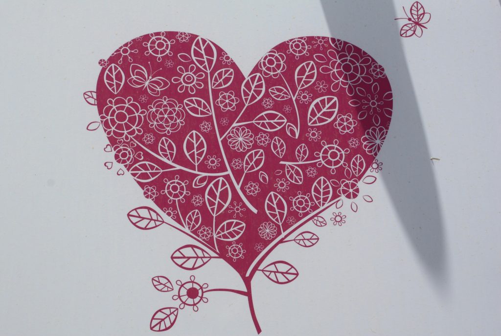 drawing of a heart